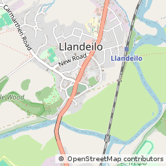 Map of Llandeilo, Vale of Glamorgan