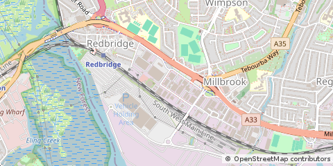 Map of Southampton, Hampshire