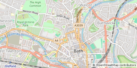 Map of Bath