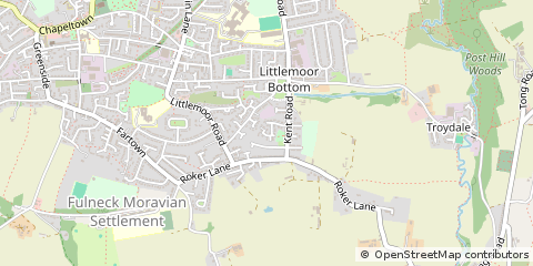 Map of Pudsey