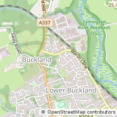 Map of Lymington, Hampshire