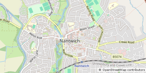 Map of Cheshire
