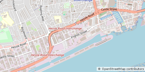 Map of Hull, East Yorkshire