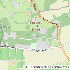 Map of Westerham, Kent