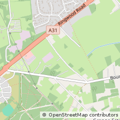 Map of Ringwood, Hampshire