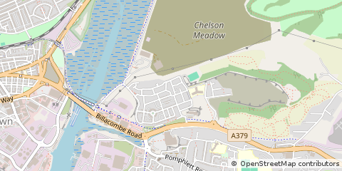 Map of Plymouth, Devon