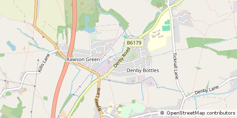 Map of Ripley, Derbyshire