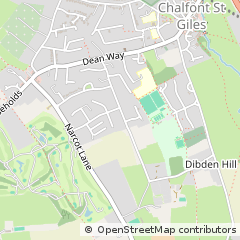 Map of Chalfont ST. Giles, Middlesex
