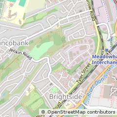 Map of Sheffield