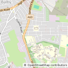 Map of Doncaster