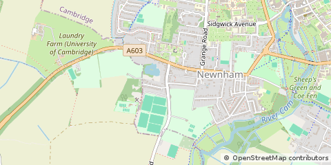Map of Cambridge
