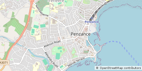 Map of Cornwall