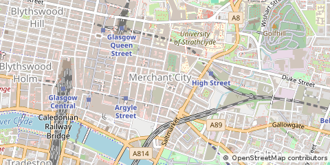 Map of Glasgow