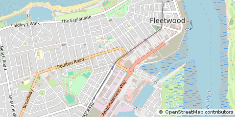 Map of Fleetwood