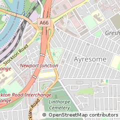 Map of Middlesbrough