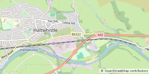 Map of Haltwhistle