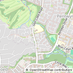Map of Cardiff