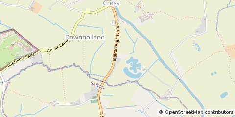 Map of Downholland, Lancashire