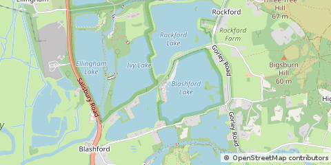 Map of Ringwood, Hampshire