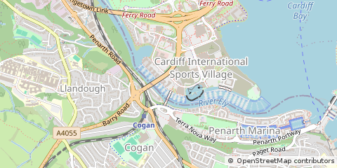 Map of Cardiff