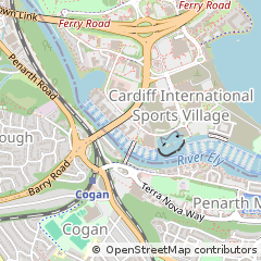 Map of Cardiff