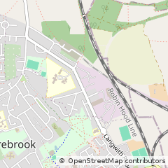 Map of Shirebrook, Nottinghamshire