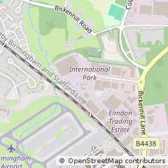 Map of Solihull