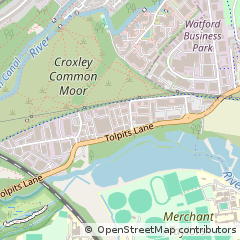 Map of Watford, Hertfordshire