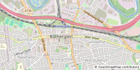 Map of Glasgow