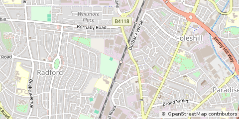Map of Holbrooks, Coventry
