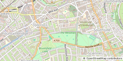 Map of Edinburgh