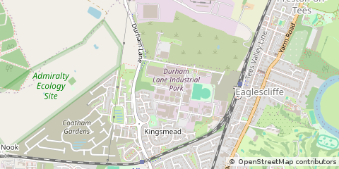 Map of Stockton on Tees