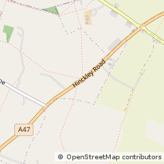 Map of Broughton Astley, Leicestershire