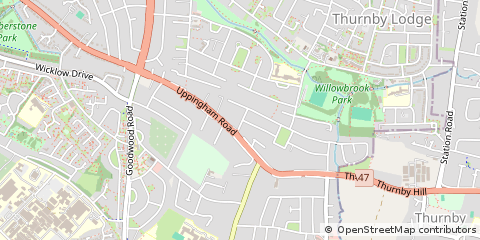 Map of Leicester