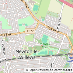 Map of Newton-LE-Willows