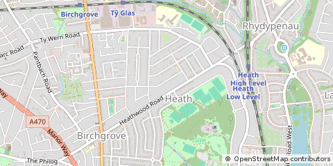 Map of Cardiff