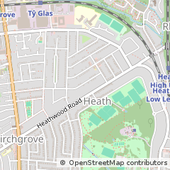 Map of Cardiff