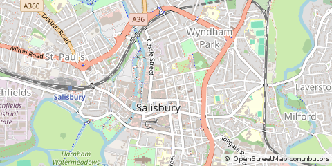 Map of Salisbury