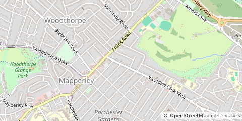 Map of Nottingham