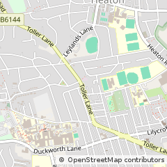 Map of Bradford, West Yorkshire