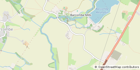 Map of Lewes, East Sussex