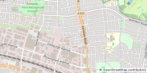 Map of Slough, Berkshire