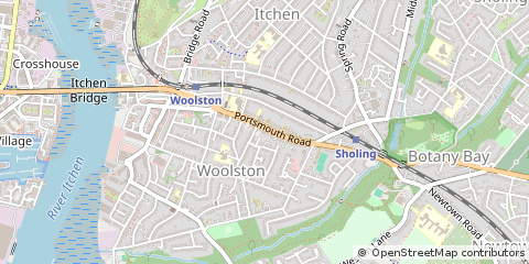 Map of Southampton