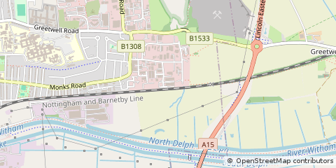 Map of Lincoln