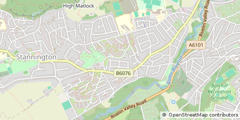 Map of Sheffield