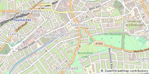 Map of Edinburgh