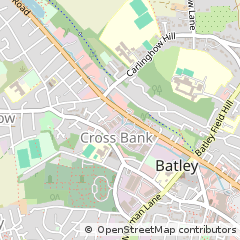 Map of Batley, West Yorkshire