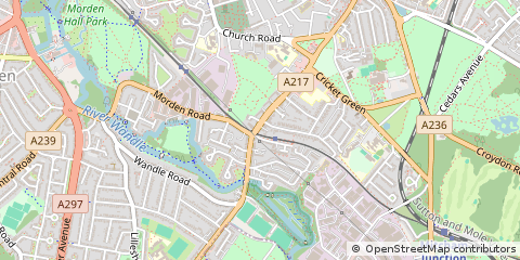 Map of Mitcham