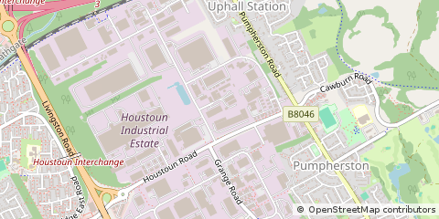Map of Livingston, West Lothian