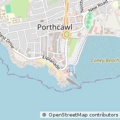 Map of Porthcawl, MID Glamorgan